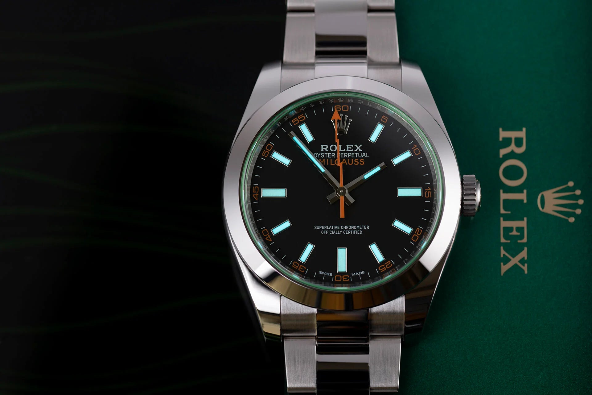 Rolex Milgauss “Green Glass”