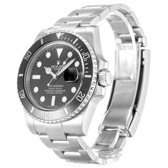 Rolex Submariner Date SS Black Ceramic Bezel 116610LN