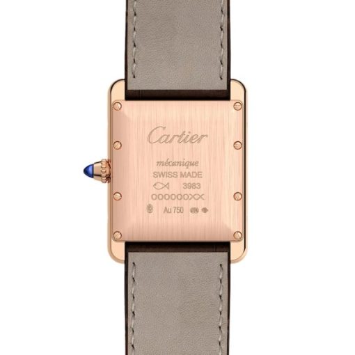 Cartier Tank Louis Cartier Women Automatic White Leather Watch