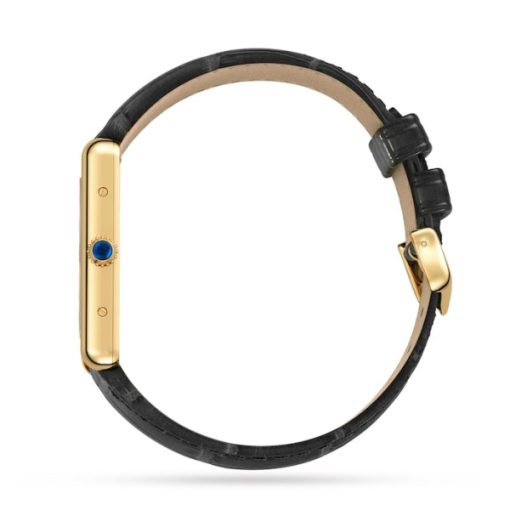 Cartier Tank Louis Men Quartz White Alligator Watch