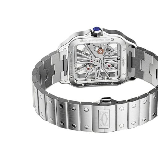 Cartier Santos de Cartier Men Automatic Silver Stainless Steel Watch