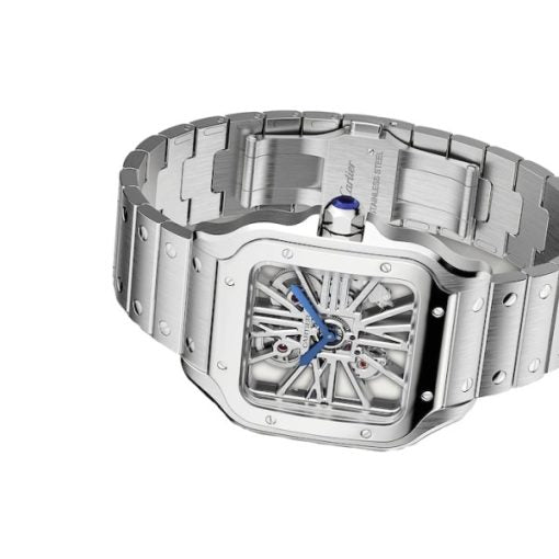 Cartier Santos de Cartier Men Automatic Silver Stainless Steel Watch