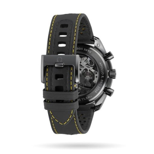 Omega Speedmaster Men Automatic Black Leather Watch