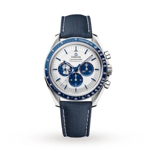 Omega Speedmaster Men Automatic Silver Nylon Watch