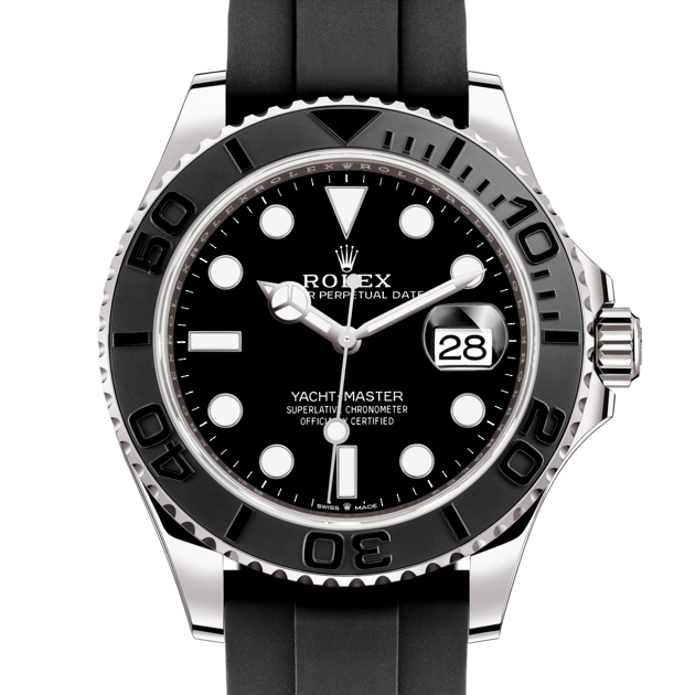 Yacht-Master 42mm  Warranty White Gold oysterflex