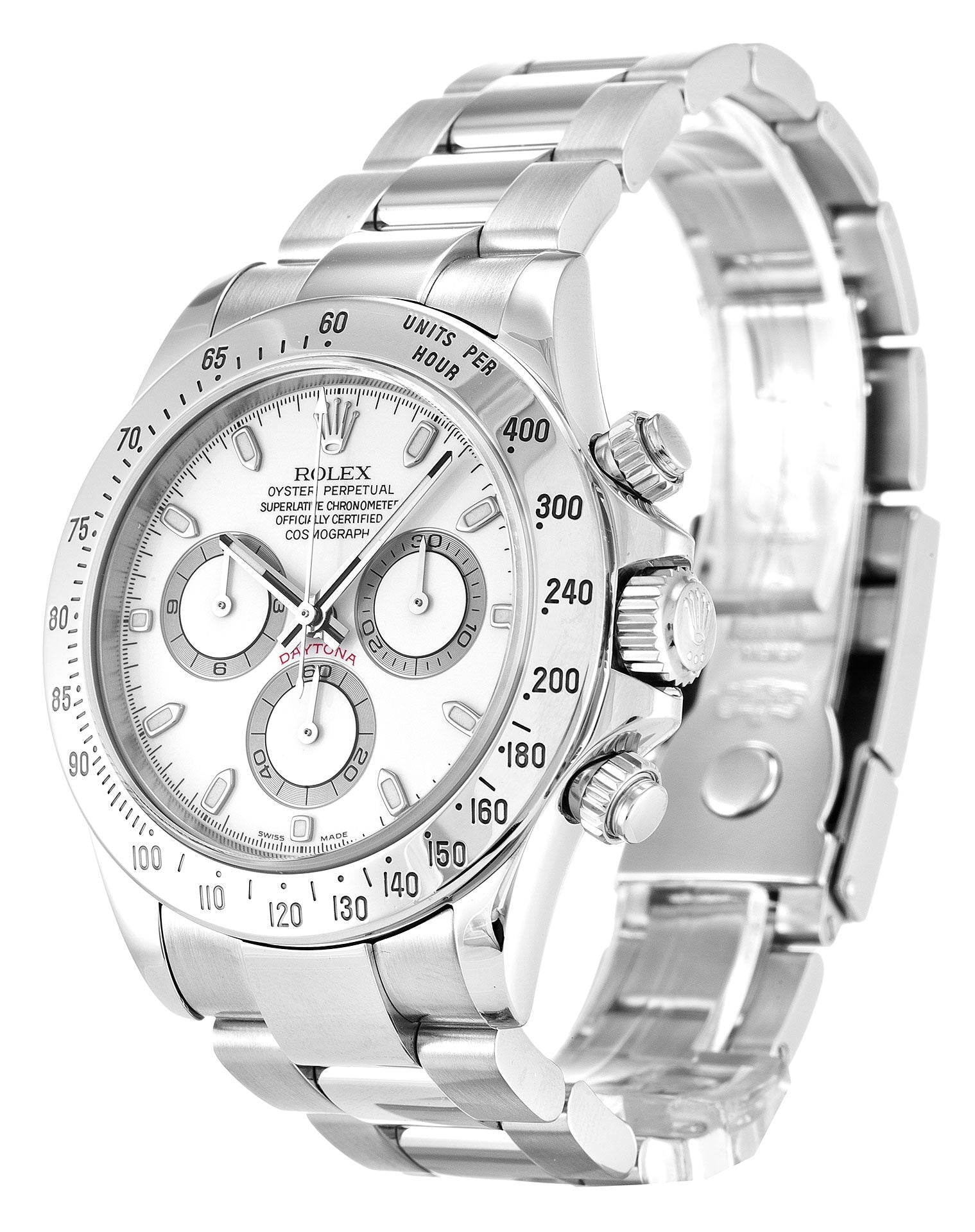 Daytona White Dial SS 116520