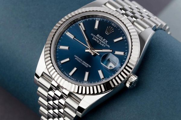 DateJust 41mm blue dial jubilee