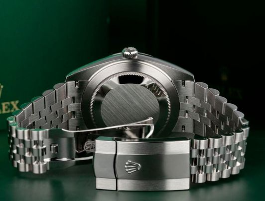 Datejust 41mm blue dial Fluted Motif jubilee