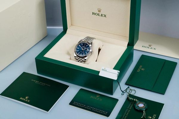 DateJust 41mm blue dial jubilee