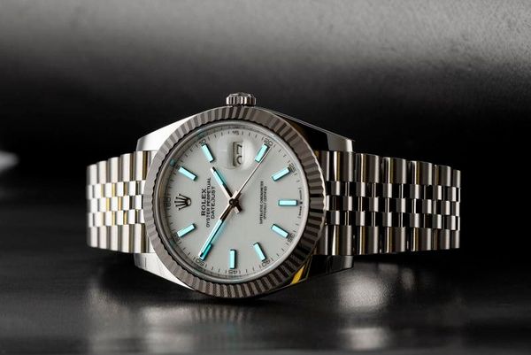 datejust 41mm White dial Jubilee