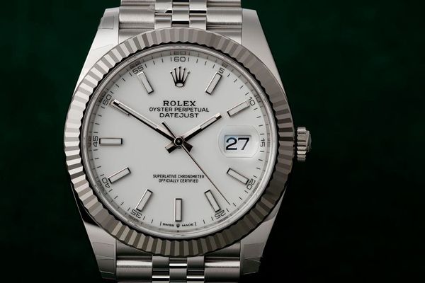 datejust 41mm White dial Jubilee