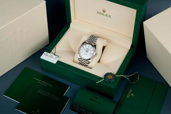 datejust 41mm White dial Jubilee