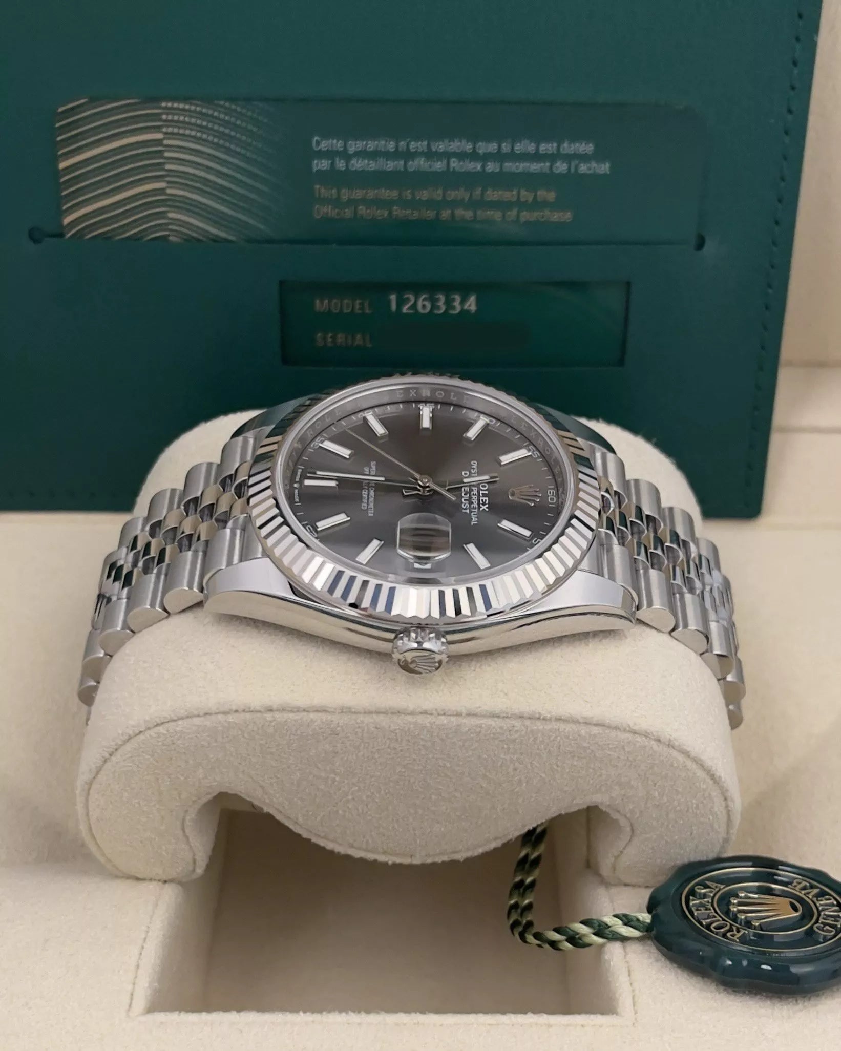 Rolex Datejust 36 ‘Rhodium Index’ Dial Jubilee