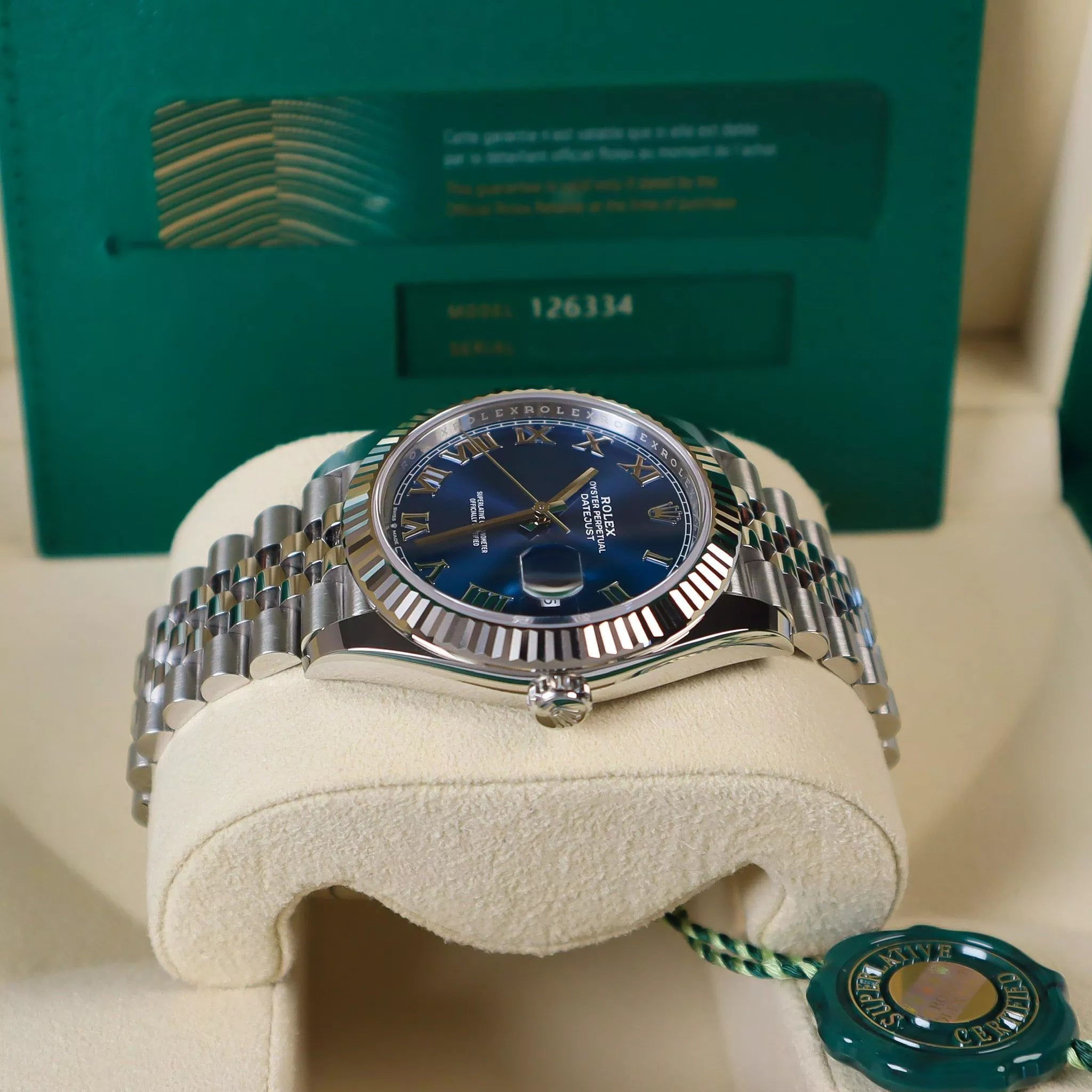 Rolex Datejust 41 ‘Blue Roman’ Dial Jubilee