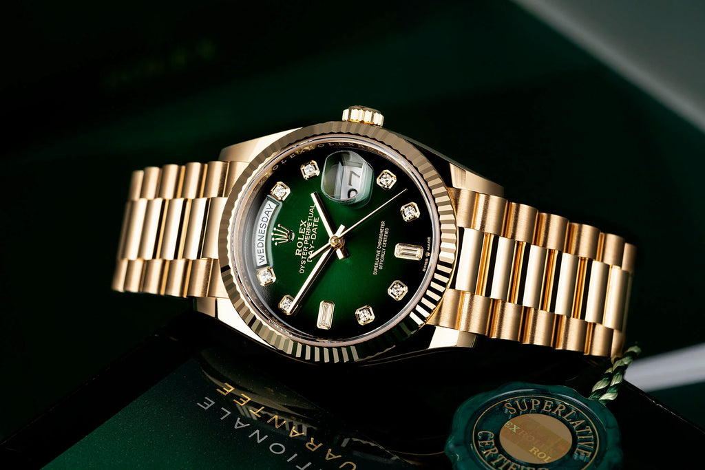 Rolex Day-Date 36 “Green Ombré” Extremely Rare