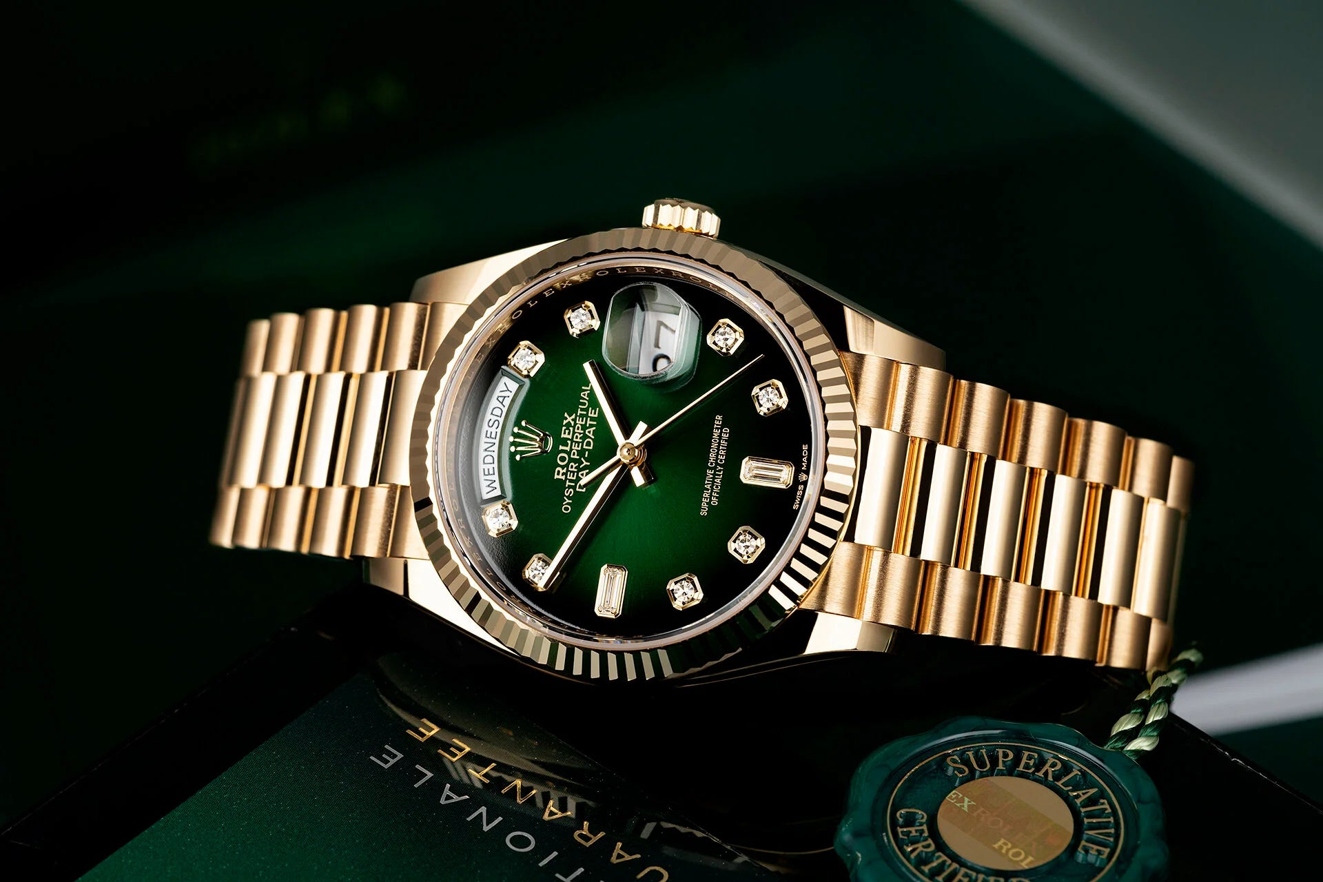 Rolex Day-Date 36 “Green Ombré” Extremely Rare