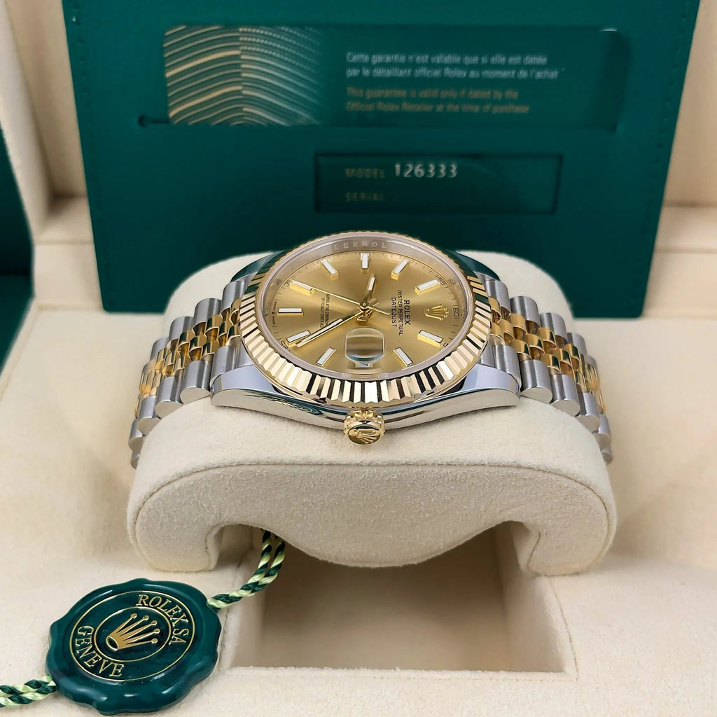 Rolex Datejust 41 ‘Champagne Index’ Dial Two-Tone Jubilee