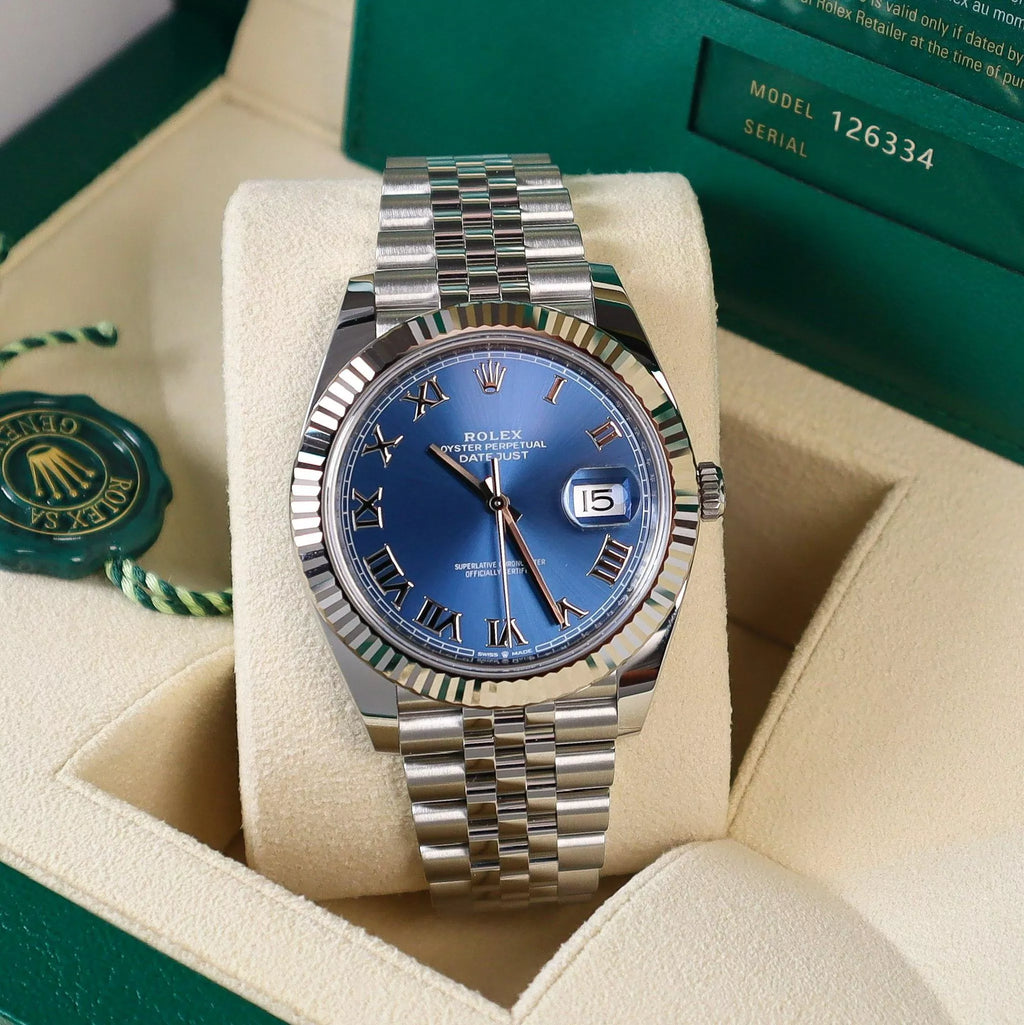 Rolex Datejust 41 ‘Blue Roman’ Dial Jubilee