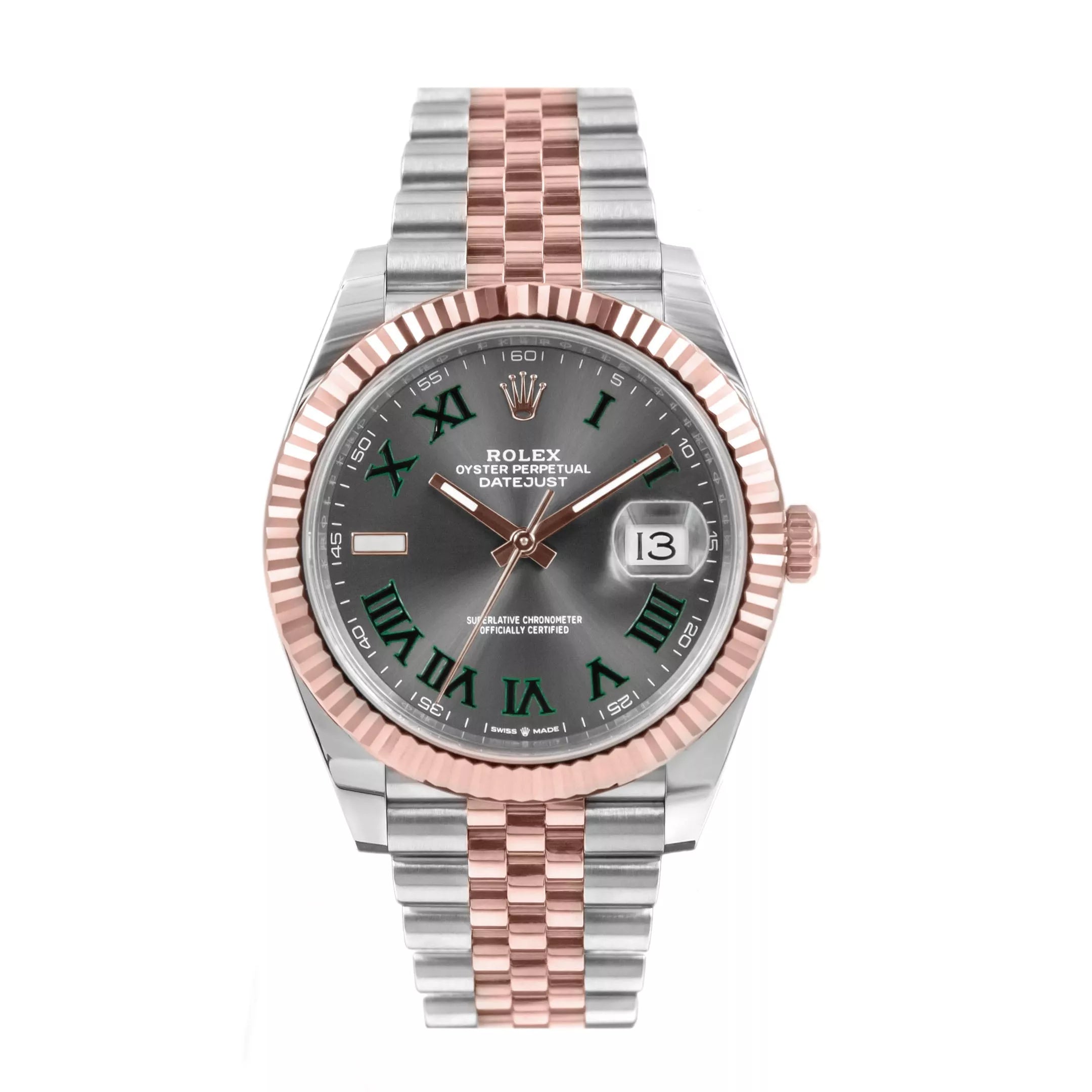 Rolex Datejust 41 ‘Wimbledon’ Dial Two-Tone Everose Jubilee