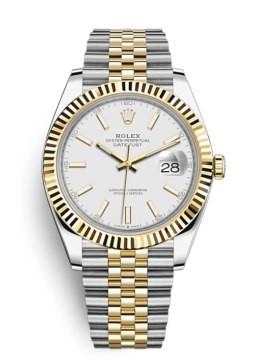 Datejust 41 Steel & Yellow Gold 126333 White Index Jubilee