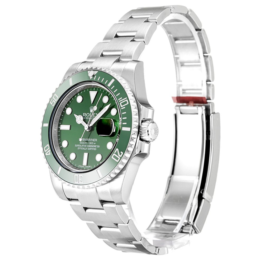 Submariner SS Green Ceramic Bezel 116610LV