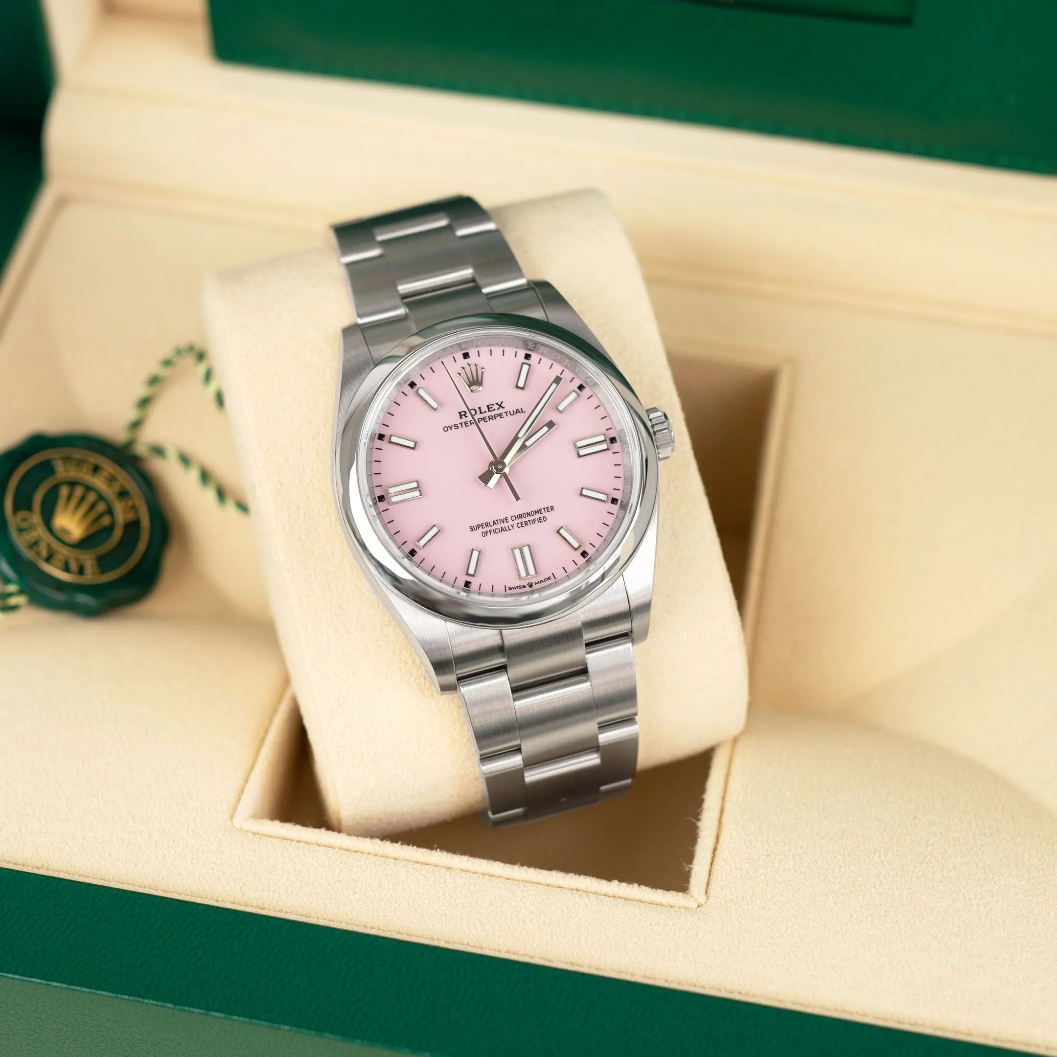 Rolex Oyster Perpetual 36 ‘Candy Pink’ Dial Oyster
