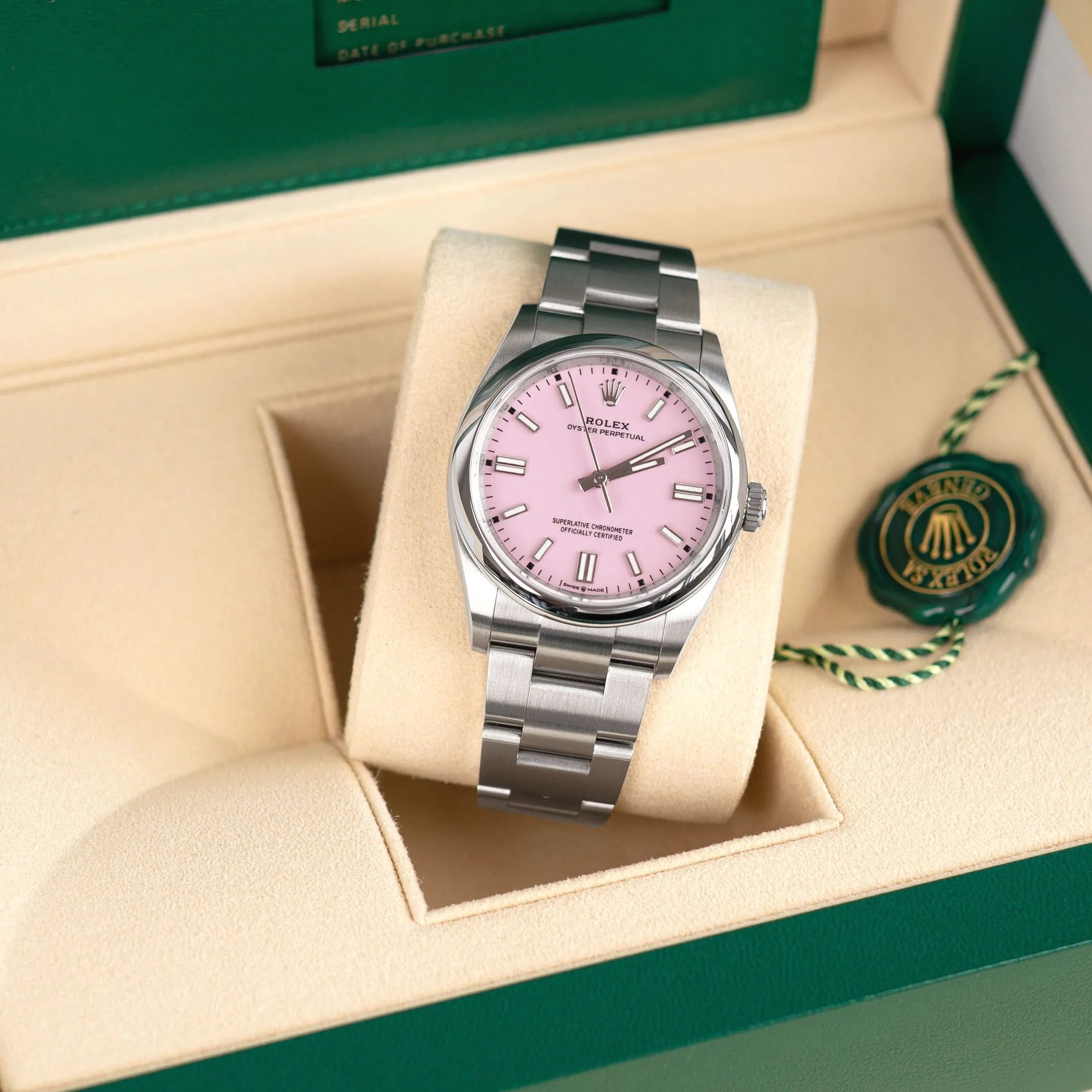 Rolex Oyster Perpetual 36 ‘Candy Pink’ Dial Oyster