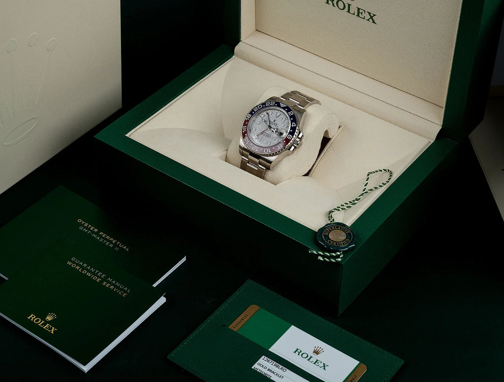 GMT II Meteorite White Gold