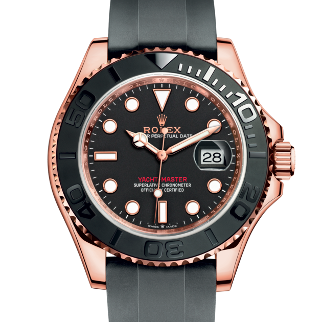 Yacht-Master 40mm Everose Gold ‘Oysterflex’