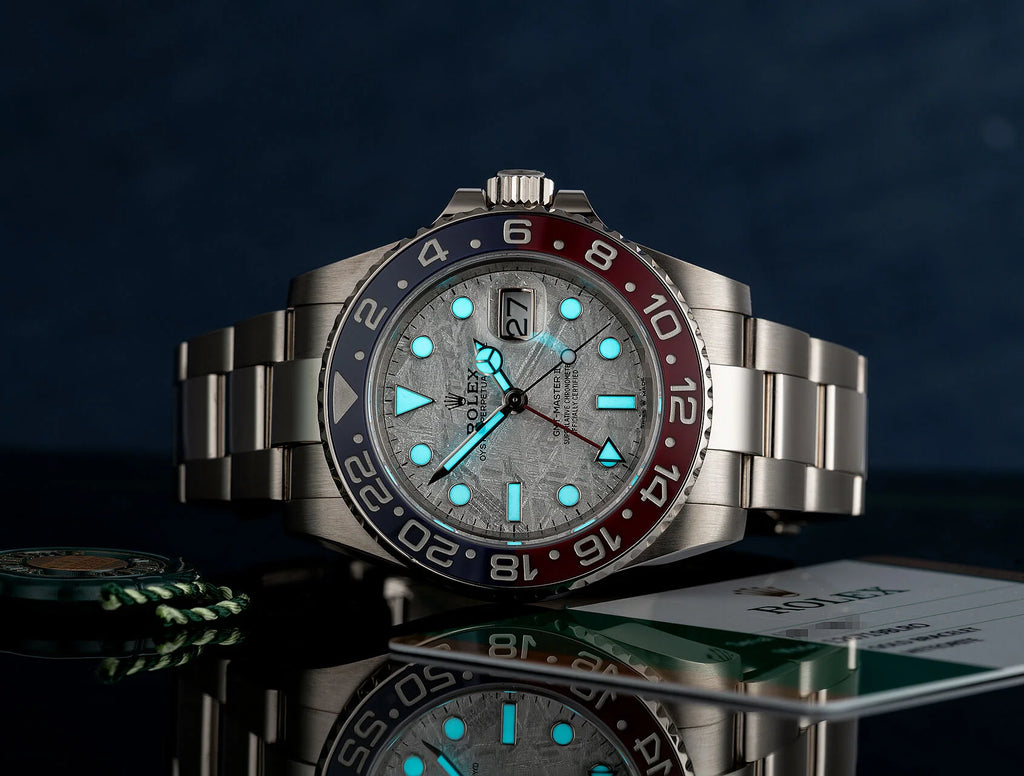 GMT II Meteorite White Gold