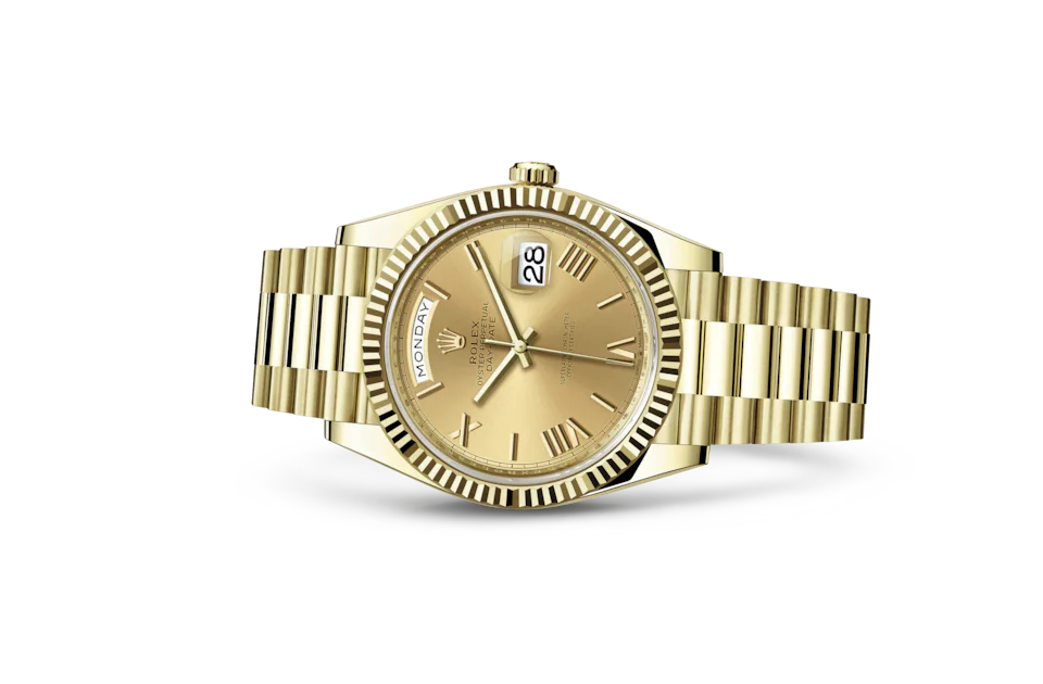 DAY-DATE 40 gold roman dial