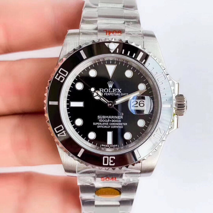 Rolex Submariner Date SS Black Ceramic Bezel 116610LN