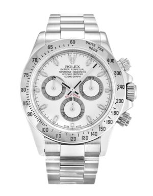 Daytona White Dial SS 116520