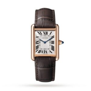 Cartier Tank Louis Cartier Women Automatic White Leather Watch