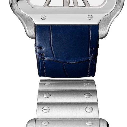 Cartier Santos de Cartier Men Automatic Silver Stainless Steel Watch - Image 2