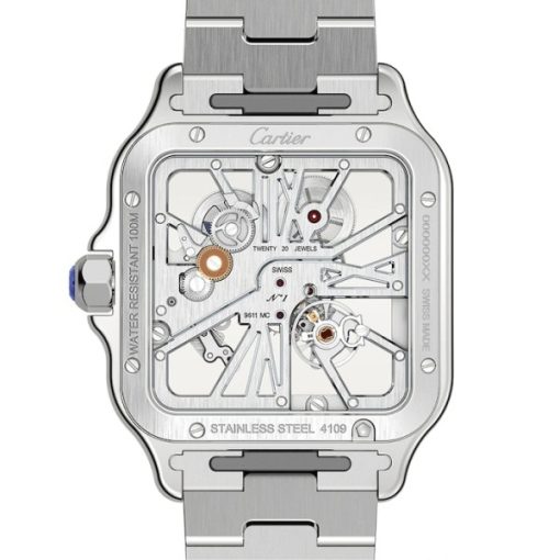 Cartier Santos de Cartier Men Automatic Silver Stainless Steel Watch - Image 3