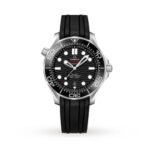 Omega Seamaster Men Automatic Black Rubber Watch
