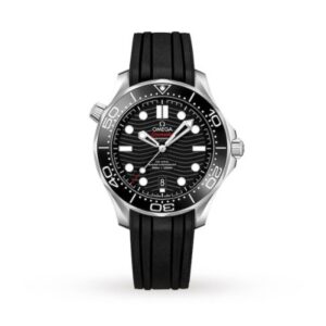 Omega Seamaster Men Automatic Black Rubber Watch