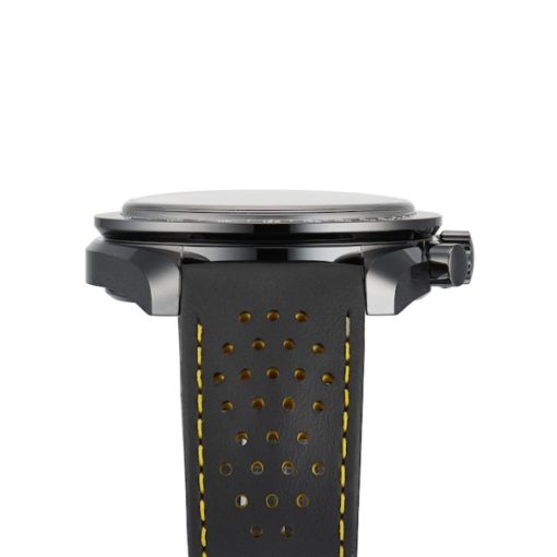 Omega Speedmaster Men Automatic Black Leather Watch - Image 5