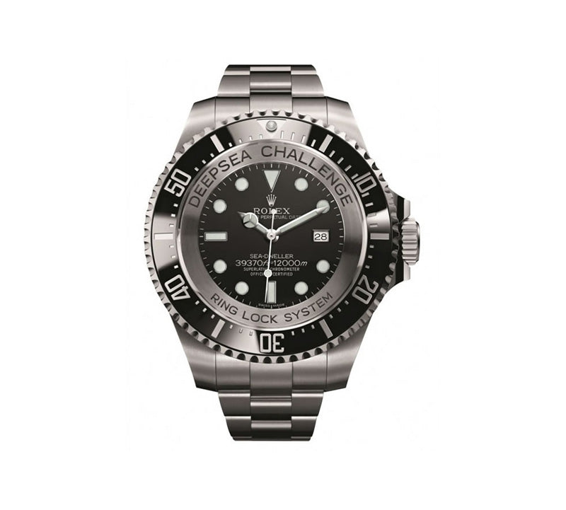 Deepsea Challenge Black Dial SS Case Watch 51 mm