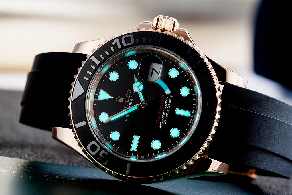 Yacht-Master 40mm Everose Gold 'Oysterflex' - Image 8