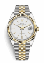 Datejust 41 Steel & Yellow Gold 126333 White Index Jubilee