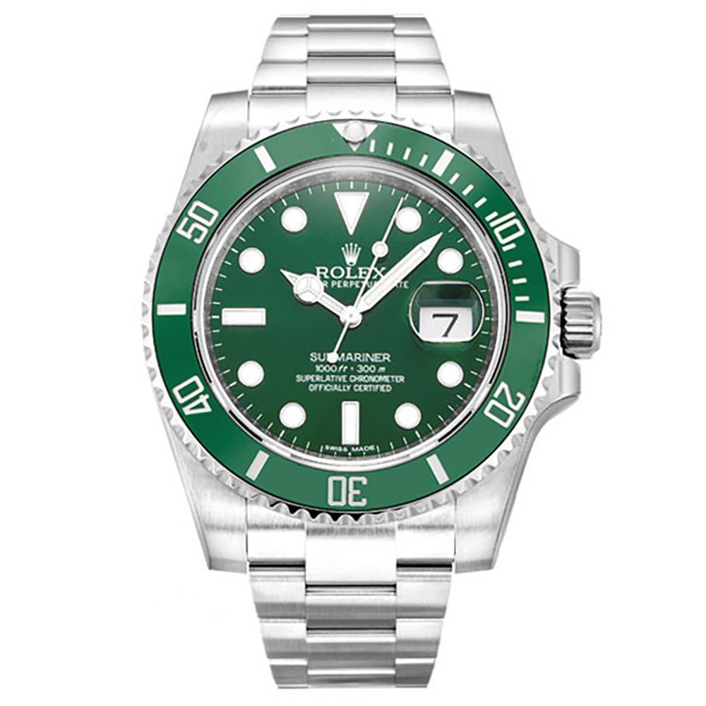 Submariner SS Green Ceramic Bezel 116610LV