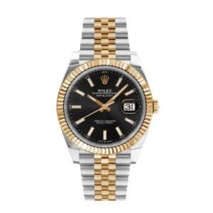Rolex Datejust II Two Tone Black Stick Dial Jubilee 36mm
