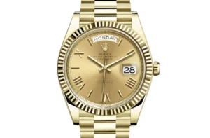 DAY-DATE 40 gold roman dial